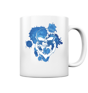 "BLUE SPLASH" White Mug